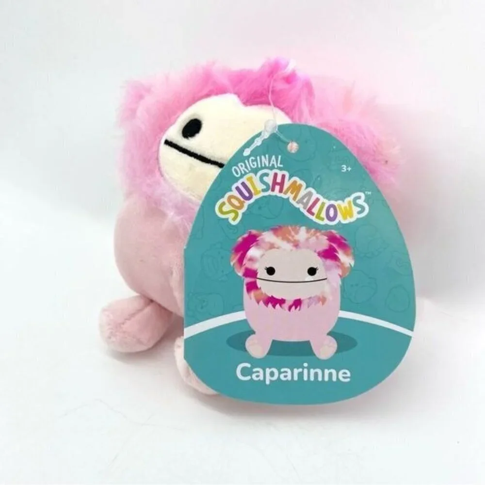 Squishmallow Caparinne Big Foot Clip Plush New